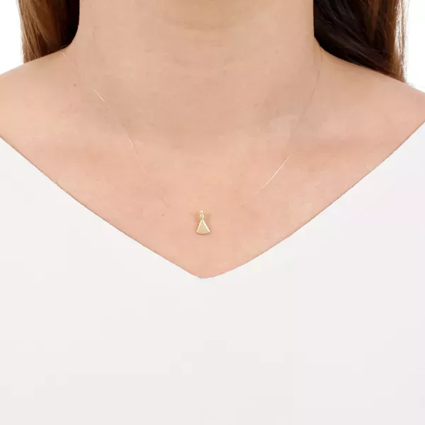 Pingente De Ouro 18k Nossa Senhora Da Aparecida Fosco