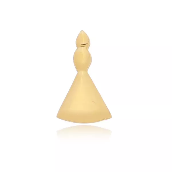 Pingente De Ouro 18k Nossa Senhora Da Aparecida Polido