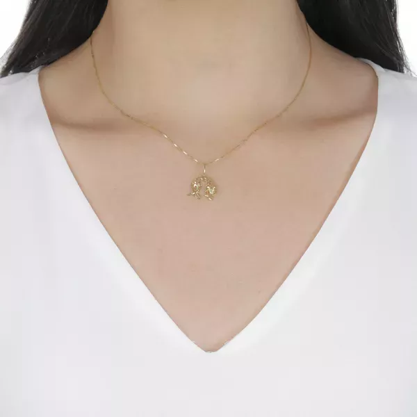 Pingente De Ouro 18k Pantera Vazada Pequena