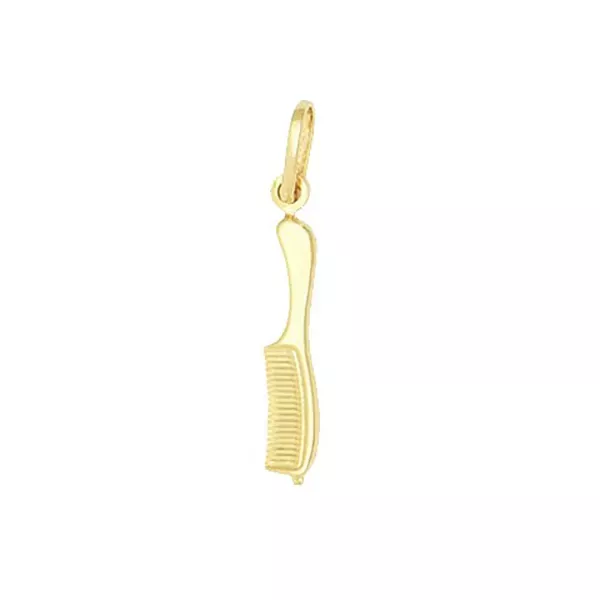 Pingente De Ouro 18k Pente De 17mm