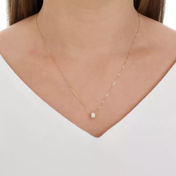 Pingente De Ouro 18k Roda com Zircônias