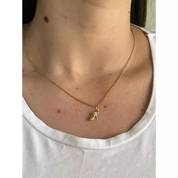 Pingente De Ouro 18k Sandália