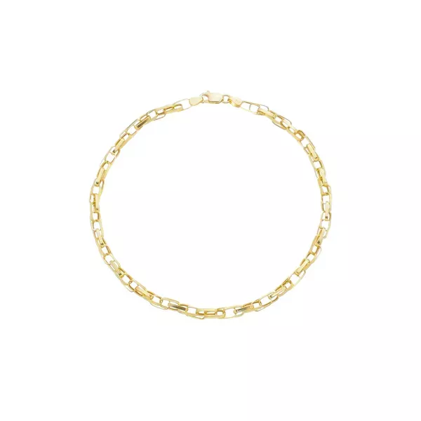 Pulseira De Ouro 18k Cartie Entrelaçada De 2mm Com 21cm