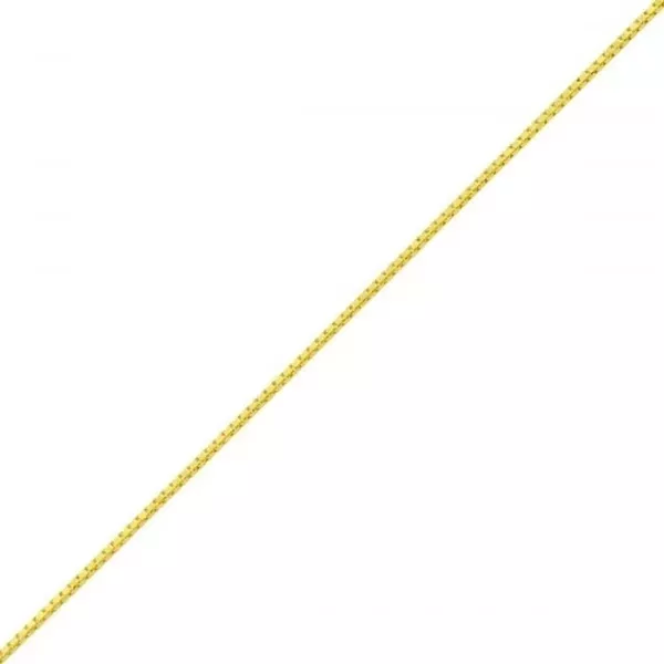 Pulseira De Ouro 18k Veneziana De 0,6mm Com 18cm