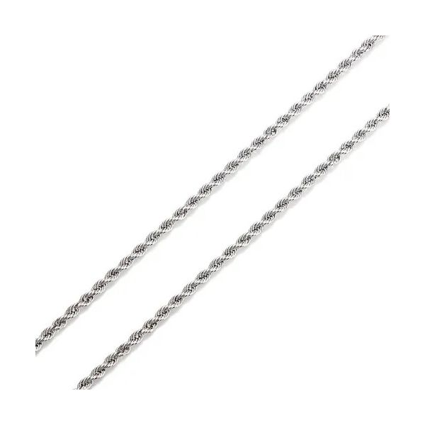 Corrente De Prata 925 Corda De 1,8mm Com 40Cm