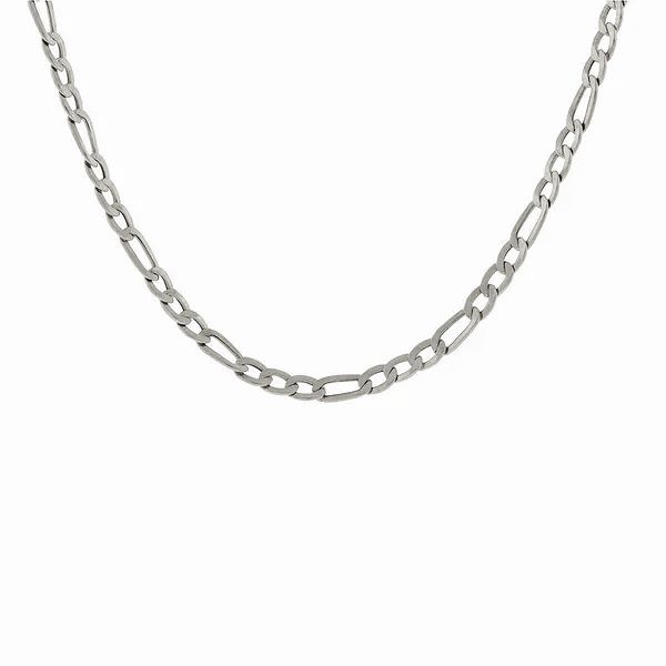 Corrente De Prata 925 Groumet 3x1 De 1,2mm Com 45cm