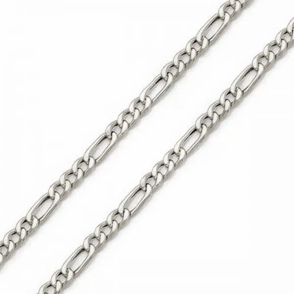 Corrente De Prata 925 Groumet 3x1 De 2,2mm Com 60cm