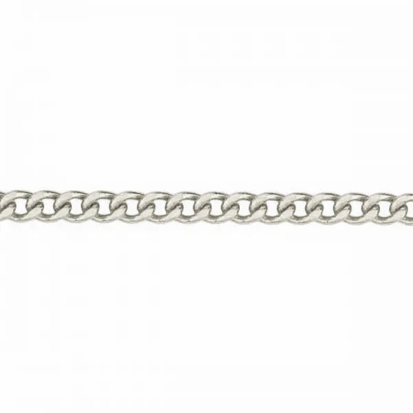 Corrente De Prata 925 Groumet De 2,0mm Com 45cm