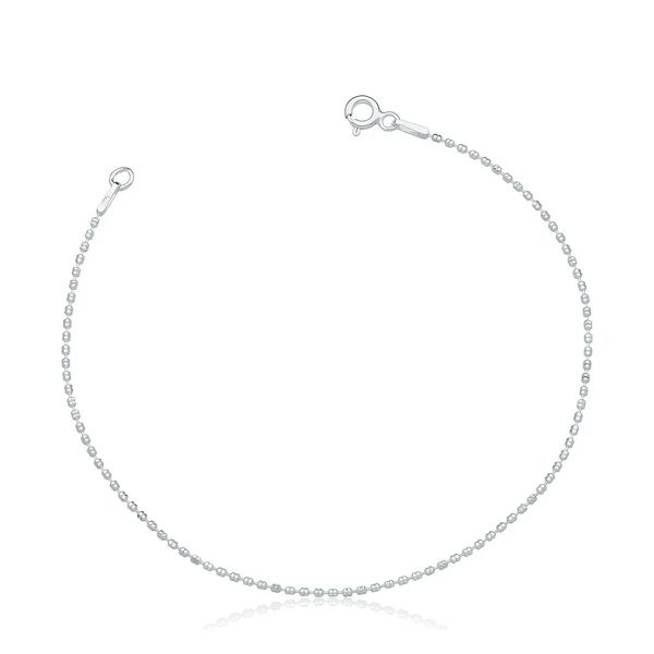 Pulseira De Prata 925 Camila De 1,1mm Com 19cm