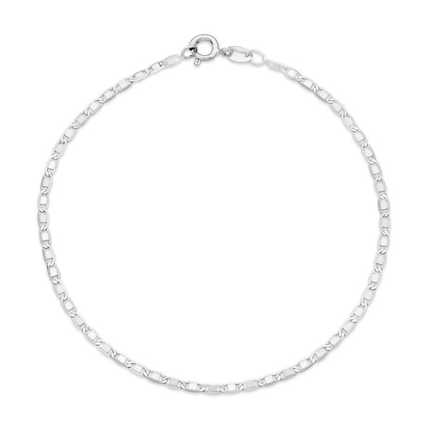 Pulseira De Prata 925 Piastrine De 2,4mm Com 20cm
