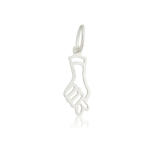 Pingente De Prata 925 Figa de 19mm