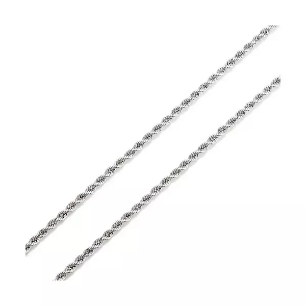 Corrente De Prata 925 Corda De 1,5mm Com 60cm