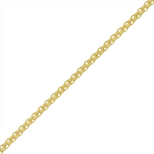 Tornozeleira De Ouro 18k Bismarck De 1,9mm Com 25cm