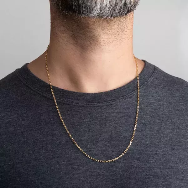 Corrente De Ouro 18k Cartie De 2,1mm Com 50cm