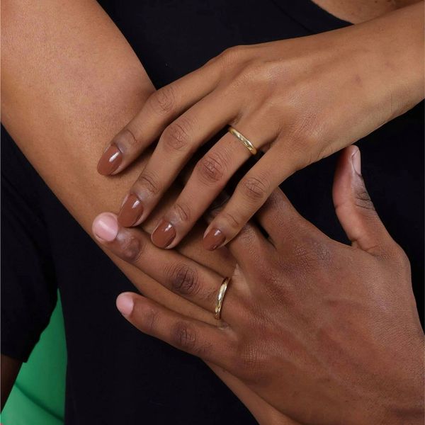 Par De Aliança Casamento De Ouro 18k Com 4mm Tradicional