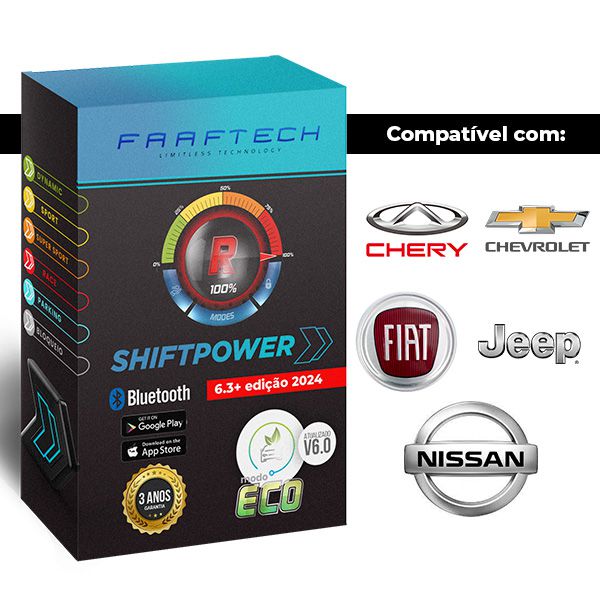 Pedal Shift Power Ft-Sp02+ Modulo Acelerador Chip Plug E Play
