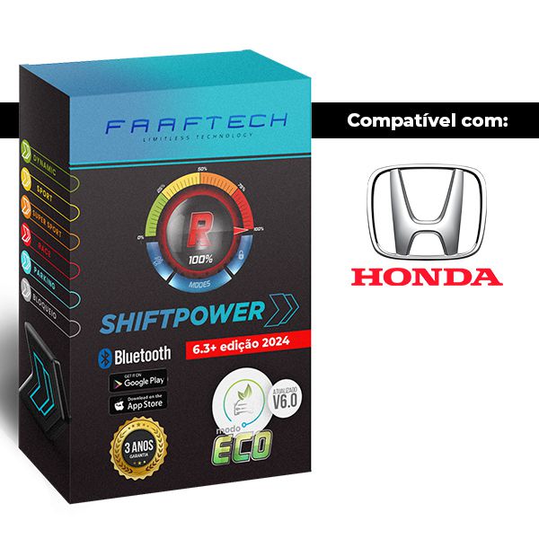 Pedal Shift Power Ft-Sp31+ Modulo Acelerador Chip Plug E Play Bluetooth App