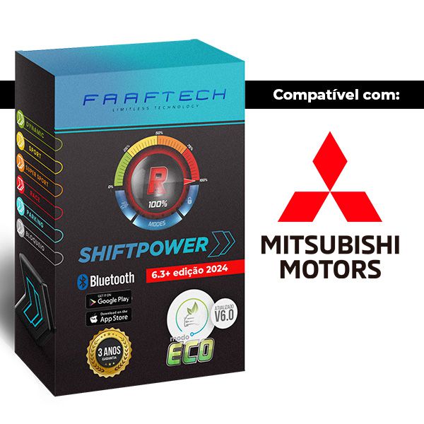 Pedal Shift Power Ft-Sp06+ Modulo Acelerador Chip Plug E Play Bluetooth App