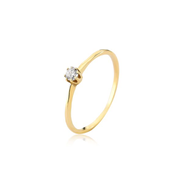 Anel Delicado em Ouro 18k