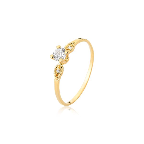 Anel para Noivado em Ouro 18k 