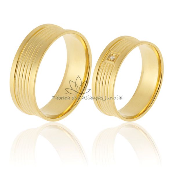 Aliança em Ouro 18K com Frete Grátis 