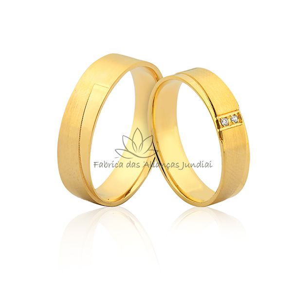 Alianças com Frete Grátis em Ouro 18K