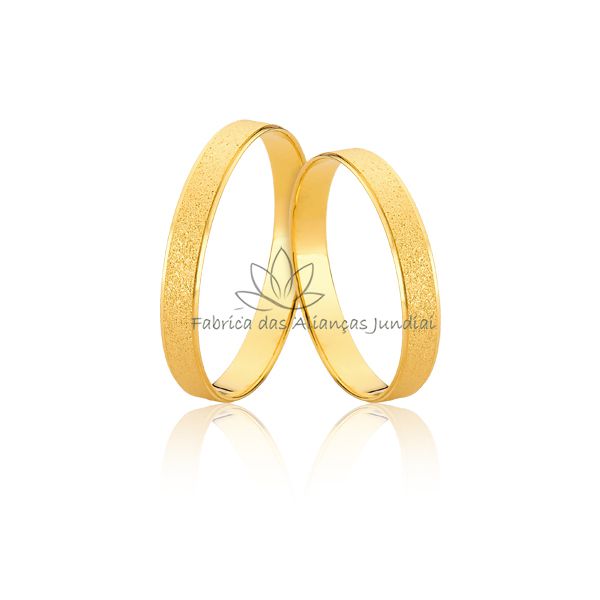 Aliança Delicada de Ouro 18k