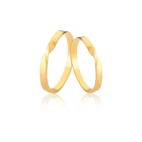 Aliança em Ouro 18K 