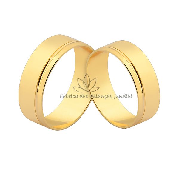 Linda Alianças Em Ouro 18k