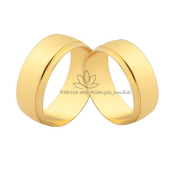 Par De Aliança Em Ouro 18k Para Casamento