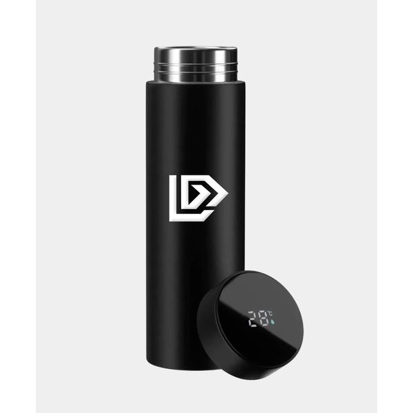 Garrafa Termica LD Parede Dupla com visor de Temperatura 500ml 