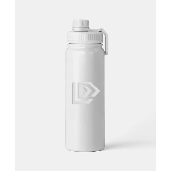 Garrafa Termica Parede Dupla Branca LD Branco 600ml