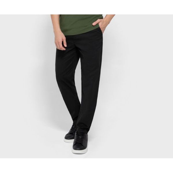 Calça Reta Masculina Bolso Embutido Em Algodão Com Elastano ENFIM