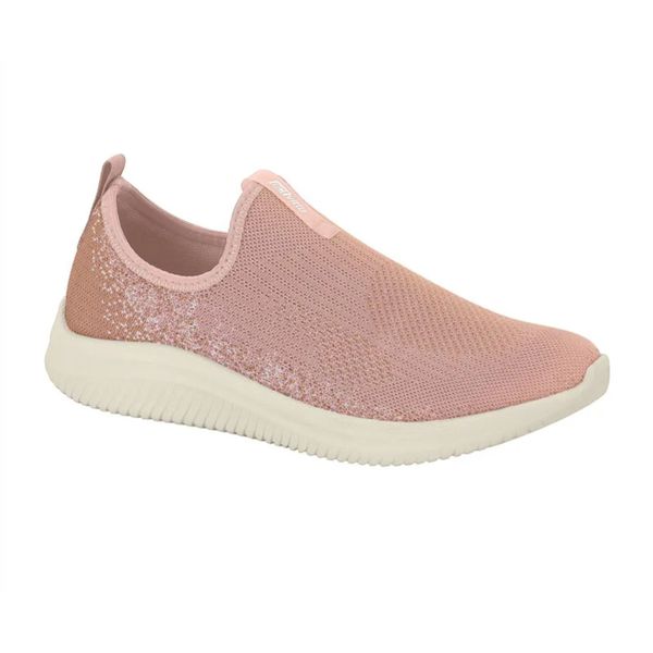 Tênis Feminino Actvitta Calce Fácil Meia Confortável Casual Rosa