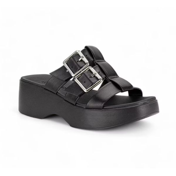 Tamanco Feminino Moleca Fivelas Salto Grosso Leve Conforto