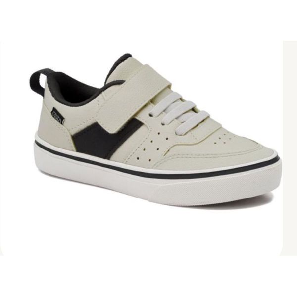 Tênis Klin Masculino Velcro com Linho / Preto