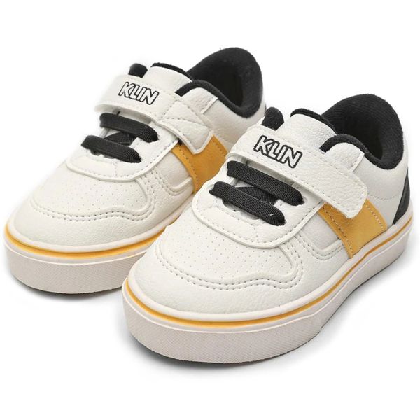 Tênis Infantil Klin Freestyle Baby - Branco e Amarelo