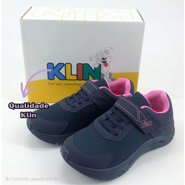 Tênis Infantil Menina Facil Calce Velcro - Klin