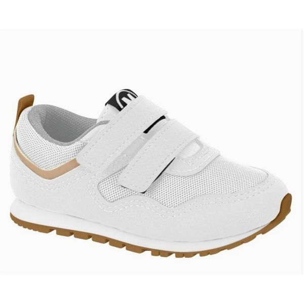Sapatênis Molekinho Branco com Velcro Masculino