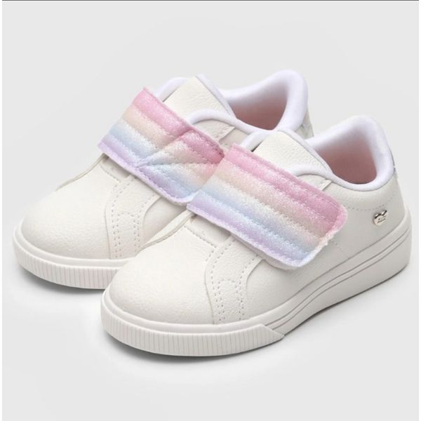 Tênis Infantil Klin Moon Branco / Tye Dye 225.073
