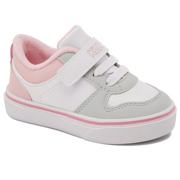 TENIS KLIN BCO/ROSA CLARO