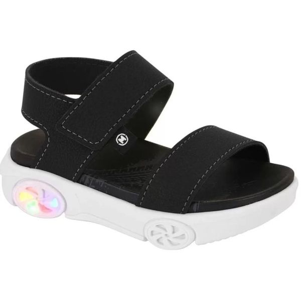 Sandalia Infantil Molekinho Meninos Preto