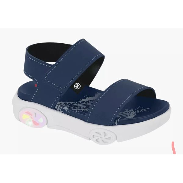 Sandalia Infantil Molekinho Meninos Azul