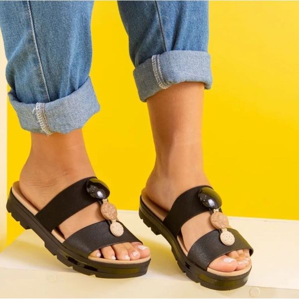 Tamanco Flatform Modare Salto Baixo 