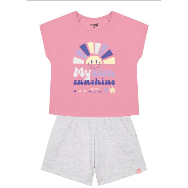 Conjunto Infantil Kamylus Rosa