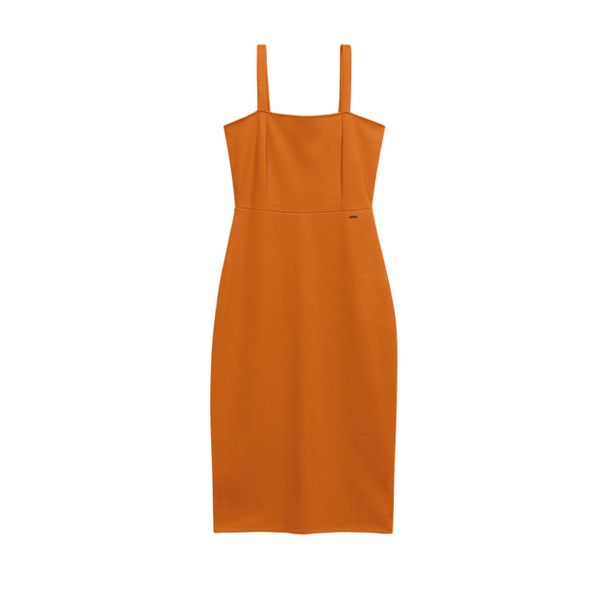 Vestido Feminino Tubinho Laranja