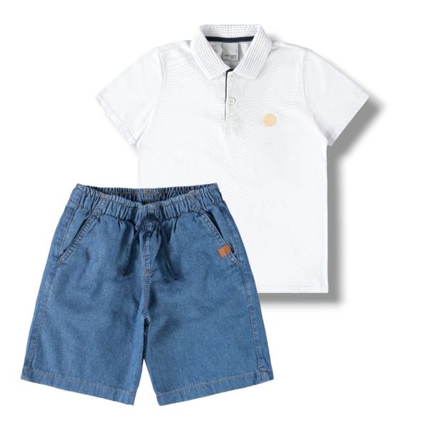 CONJUNTO Polo INFANTIL - MASCULINO- MALWEE