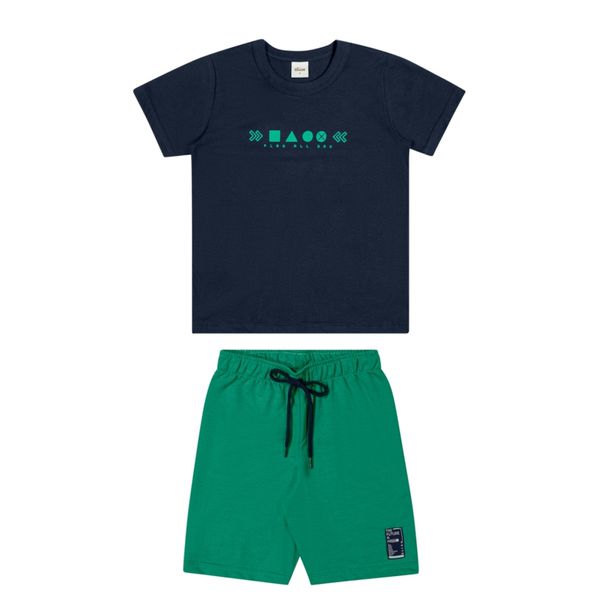 Conjunto Infantil Menino Play Elian Azul