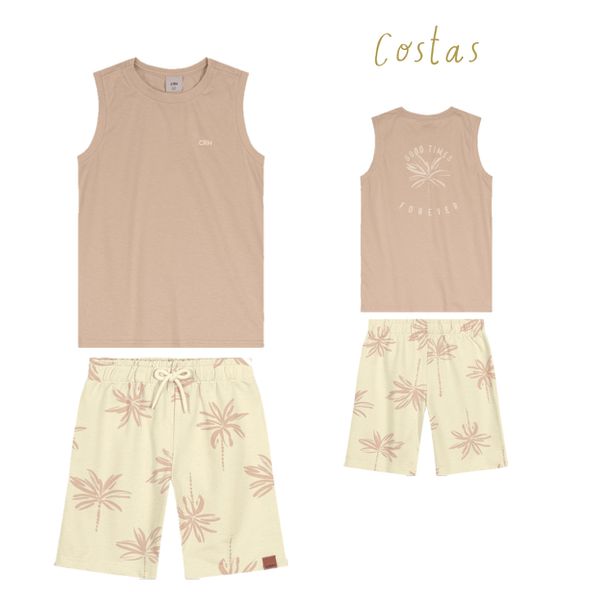Conjunto Menino Good Times Forever Em Meia Malha e Moletom - Carinhoso