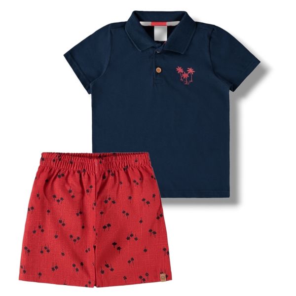 Conjunto Masculino 2 Peças Malwee Marinho